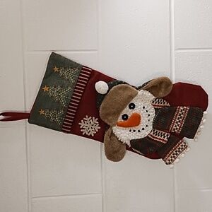 Snowman Christmas Stocking
